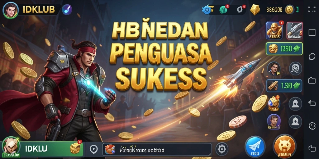Gameplay seru IDKLUB dalam membangun bisnis Tycoon.