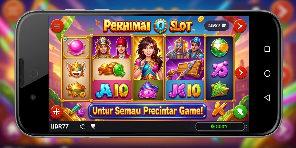 Screenshot gameplay Slot IDR77 menampilkan keseruan bermain yang menegangkan.