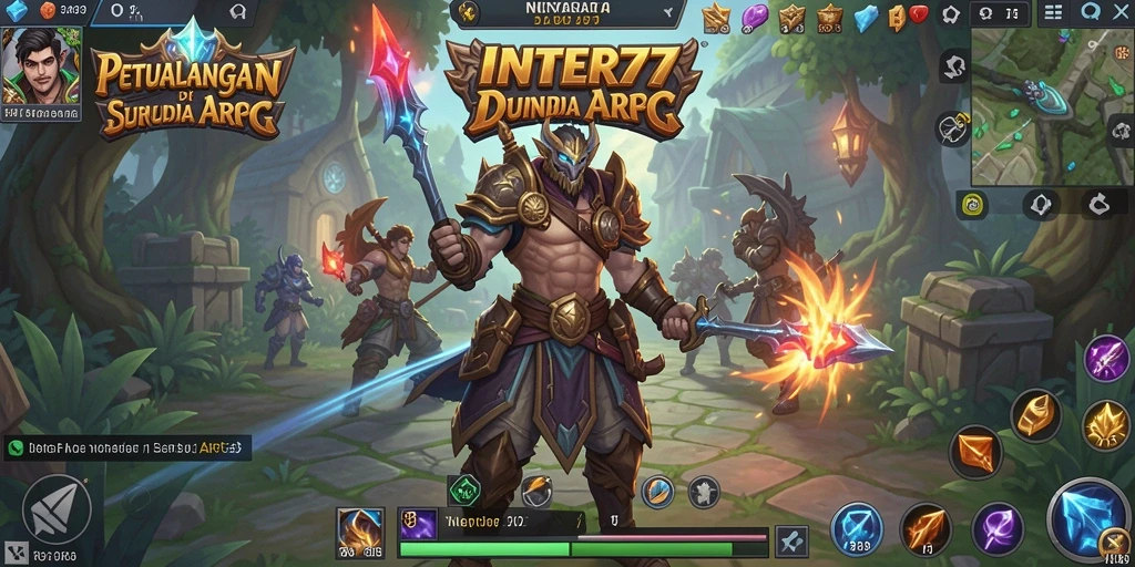 Tampak menariknya gameplay seru di INTER77 ARPG.