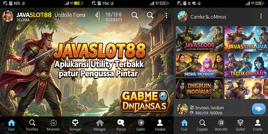 Tampilan antarmuka user-friendly dari JAVASLOT88 saat digunakan.
