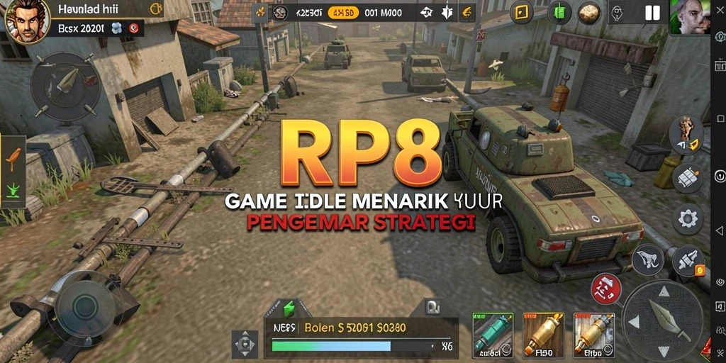 Tampilan gameplay RP8 yang menarik dengan aksi idle yang dinamis.