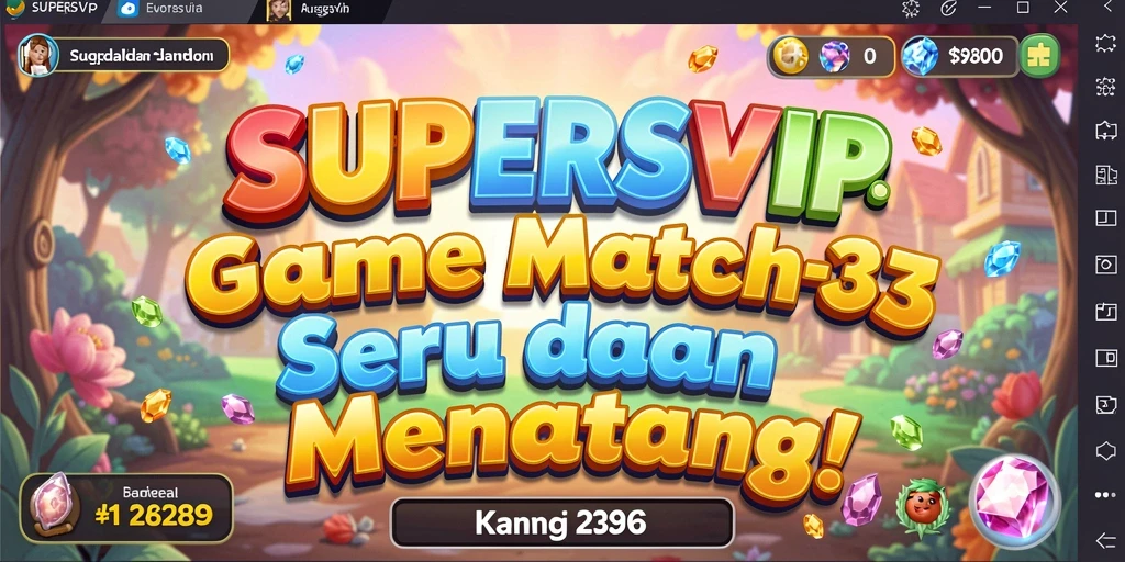 Tampilkan gameplay seru yang mengasyikkan dalam SUPERSVIP.