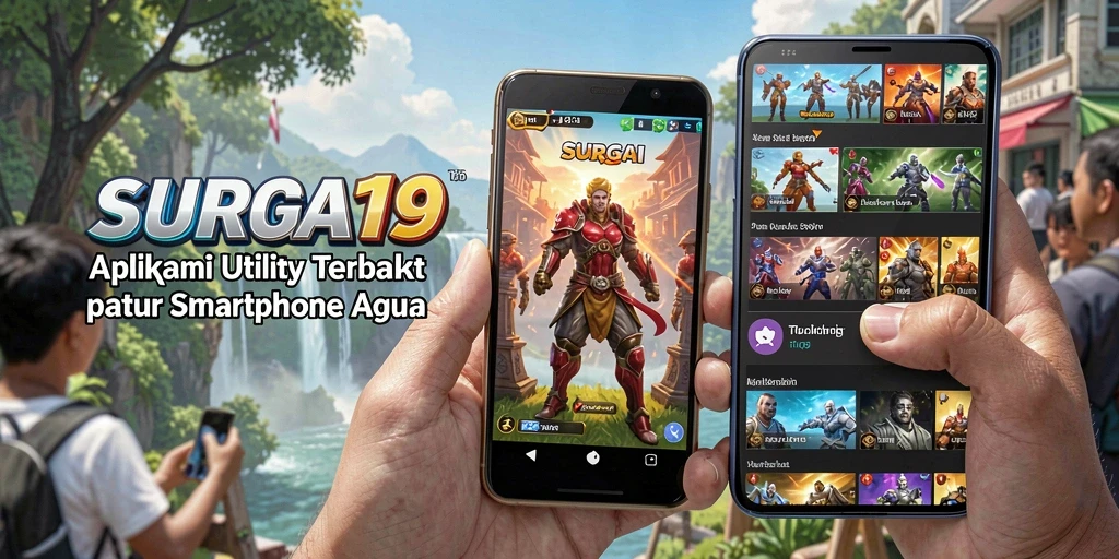 Tampilan aplikasi SURGA19 saat mengoptimalkan perangkat Anda.